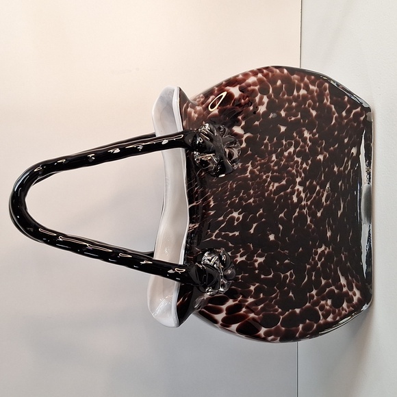 #AES Handblown Glass purse vase - Picture 2 of 8